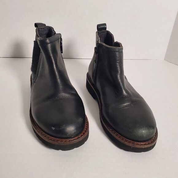 Zara Other - Zara Boys Leather Black Boots.  Size 30 EU.   SKU# B-14